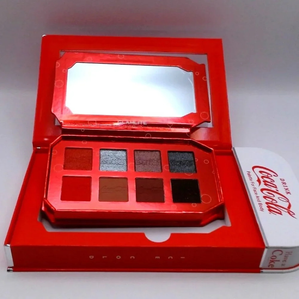 Glamlite x Coca-Cola‎ Eyeshadow Palette – 8 Shades – NWT